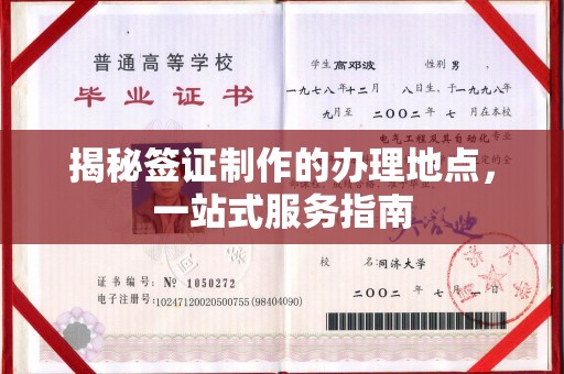 郸城揭秘签证制作的办理地点，一站式服务指南